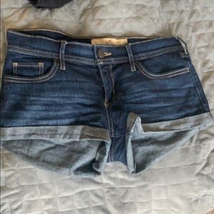 Denim shorts